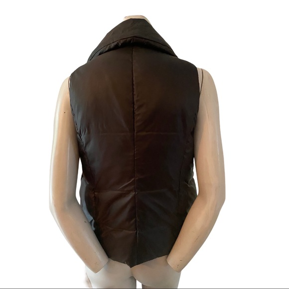 Esprit Black Down Filled Vest Size 4 - Picture 2 of 2